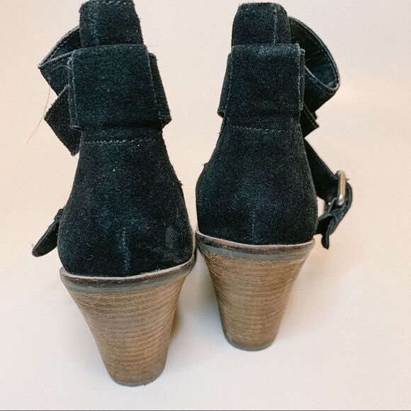 Dolce Vita Connary Black Suede Bootie Size 8 - Picture 6 of 11